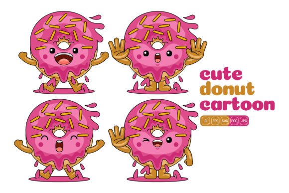 Cute Donut Mascot Vector Pack 04: A Practical Design Asset Evaluation