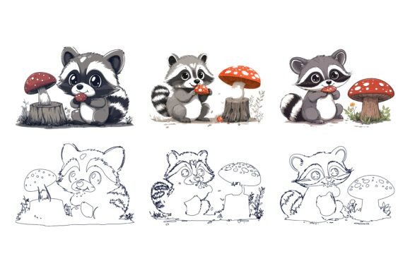 Cute Raccoon Vector Illustrations: A Practical Resource for Design-Driven Professionals