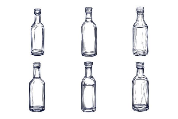 Empty Bottles: Premium AI & EPS Vector Illustrations