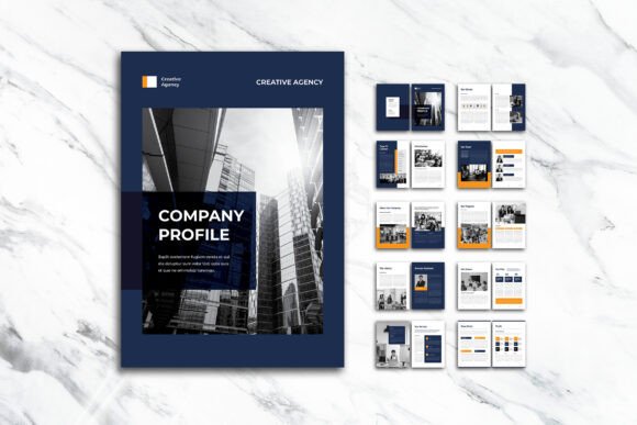 Evaluating the Blue Orange Modern Company Profile Template for Your Business Needs