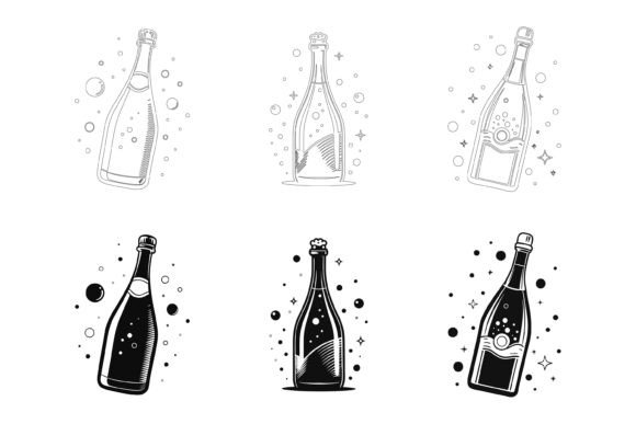 Festive Set with Champagne: A Strategic Visual Toolkit for Celebratory Branding