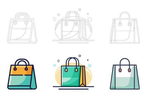 Shopping Bag Icon Set: Design-Ready Essentials