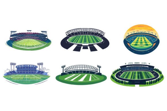 Unlocking Creative Potential with Stadium-Themed AI & EPS Illustration Collections